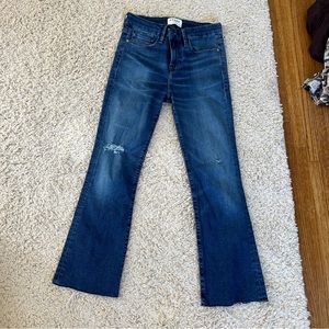 Frame Denim Le Crop Mini Boot